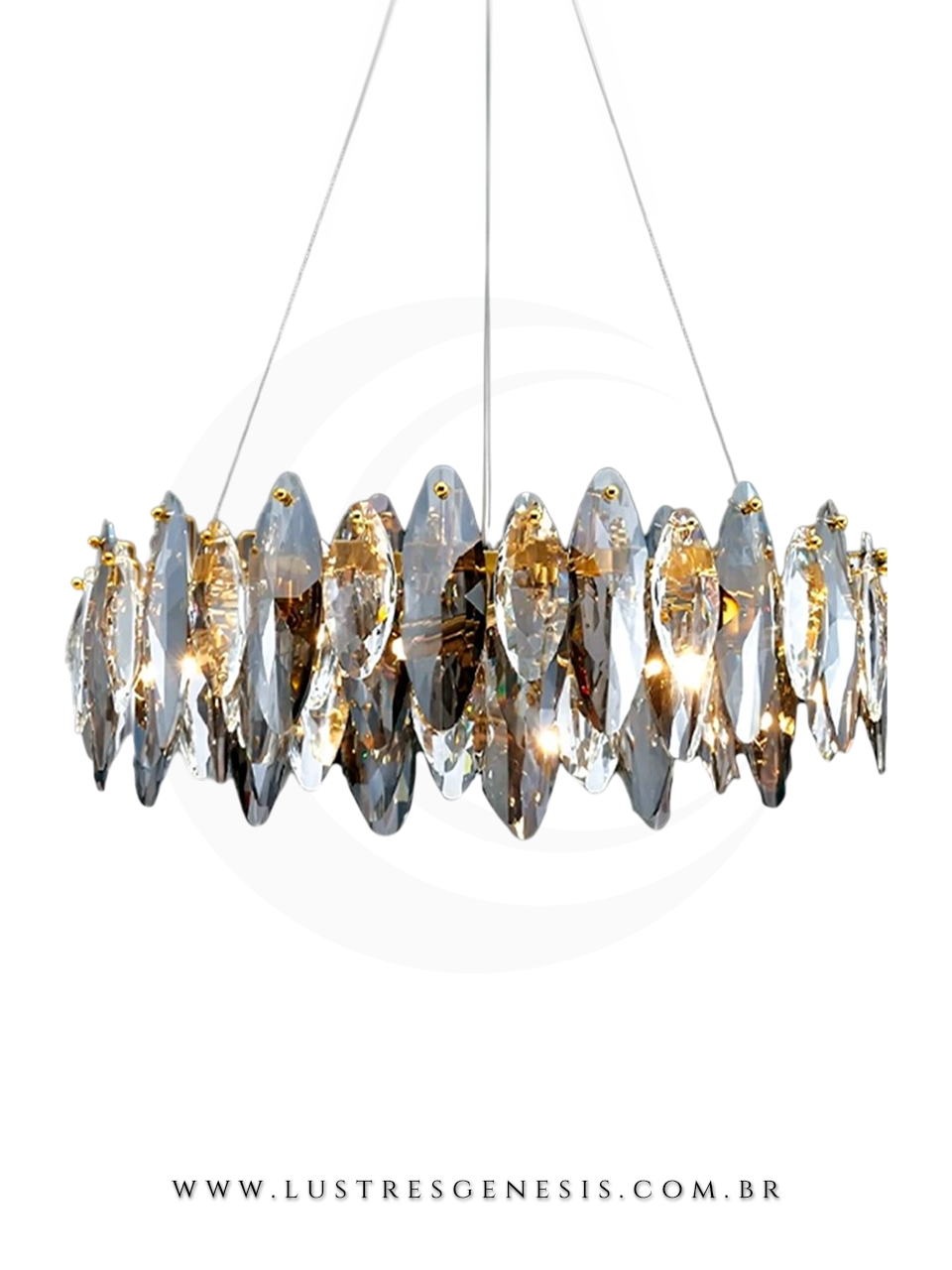 Lustre Dom Moderno Sofisticado para Ambientes de Luxo